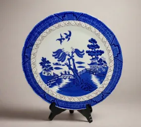 Royal Doulton Dinner Plate Based On Booths Real Old Willow Majestic Collection