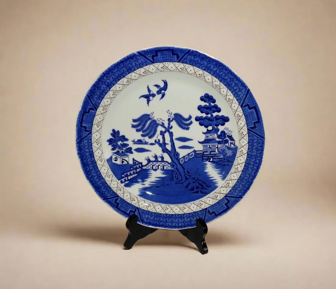 Royal Doulton Dinner Plate Based On Booths Real Old Willow Majestic Collection
