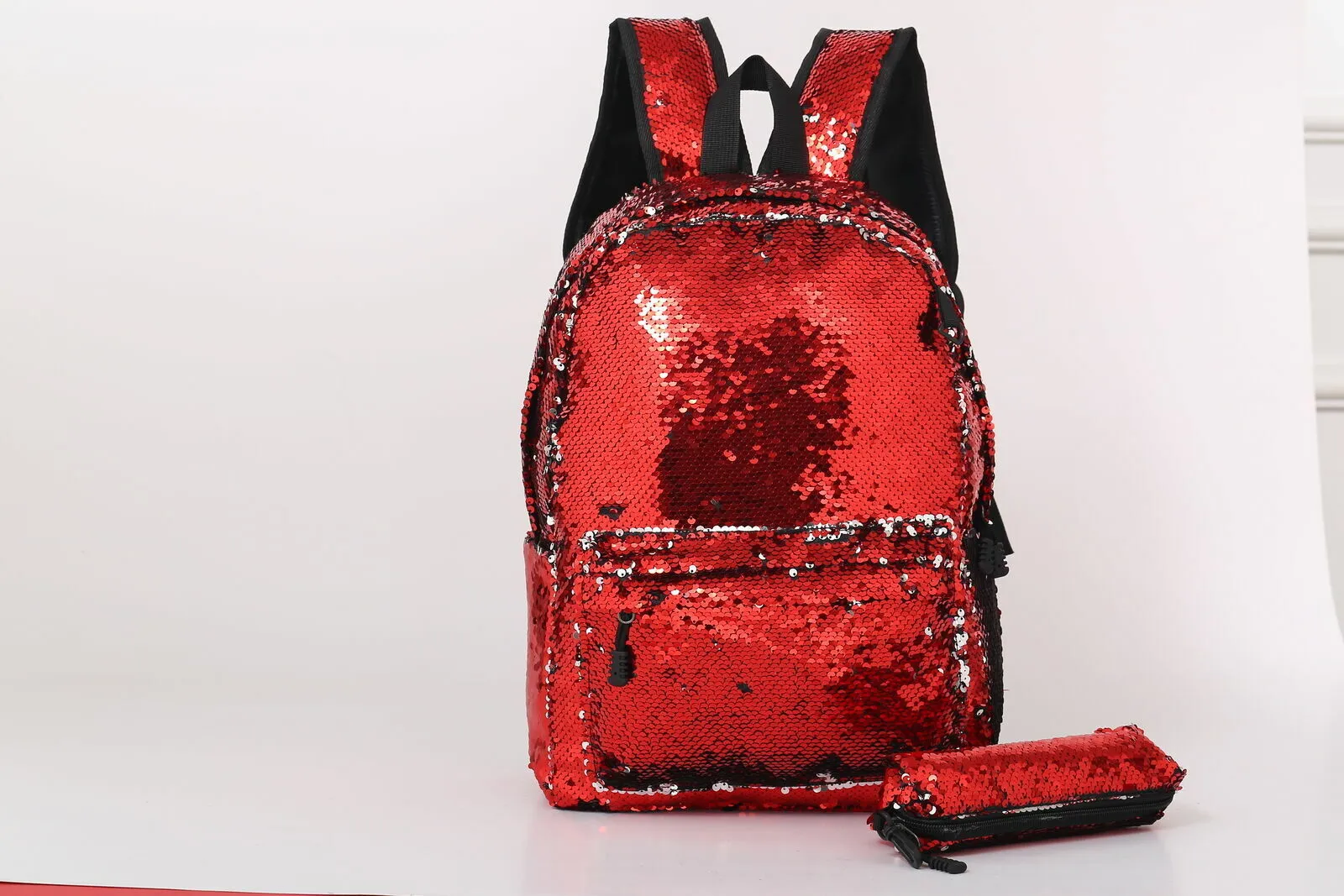 SHINY SEQUINS SCHOOL BACKPACK STYLISH DAYPACK