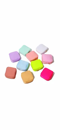 Small Nylon Zip Cosmetic Bag
