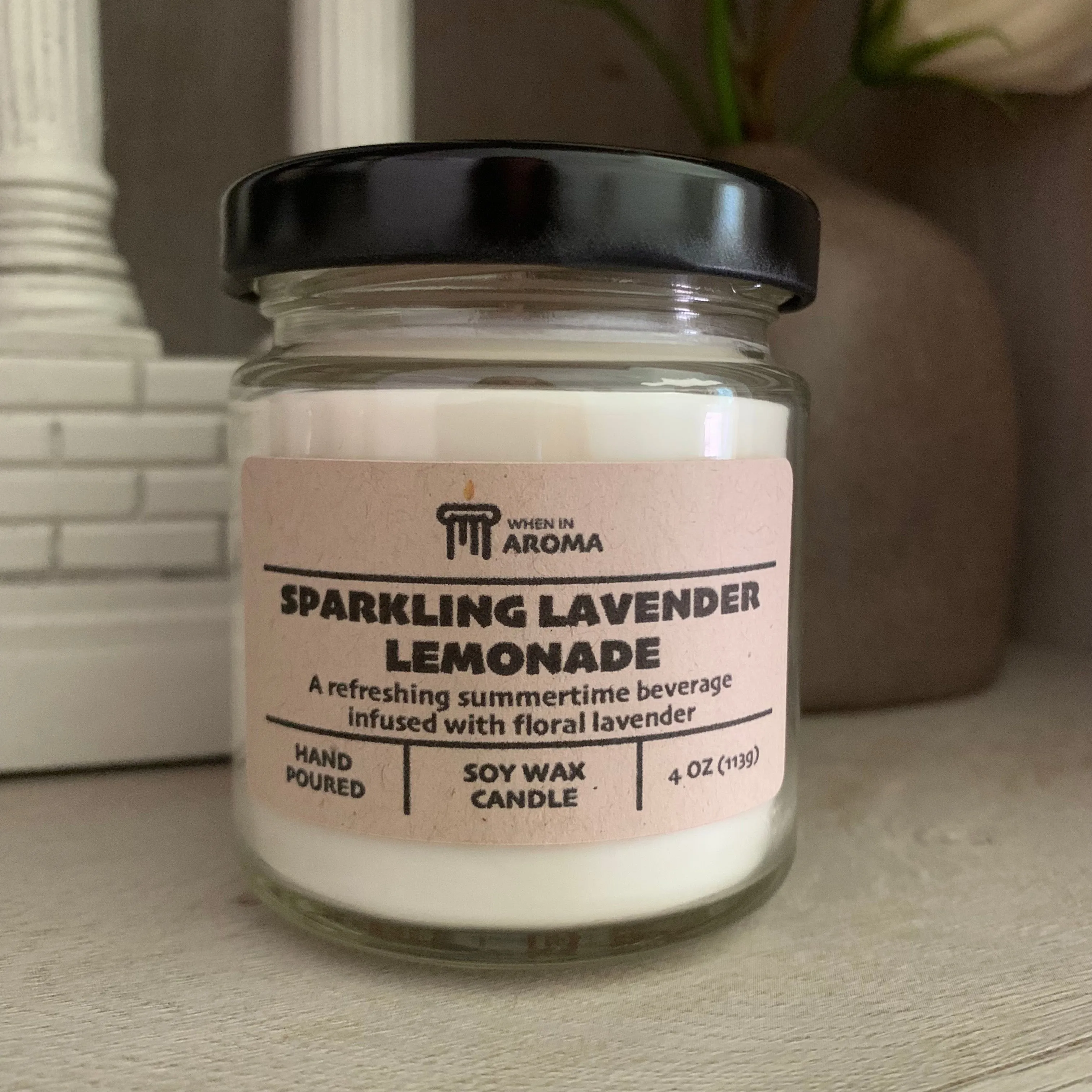 Sparkling Lavender Lemonade Soy Candle