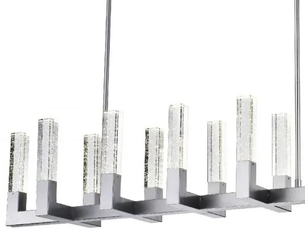 Sparkling Night Chandelier -  12 Lighting Crystal Block