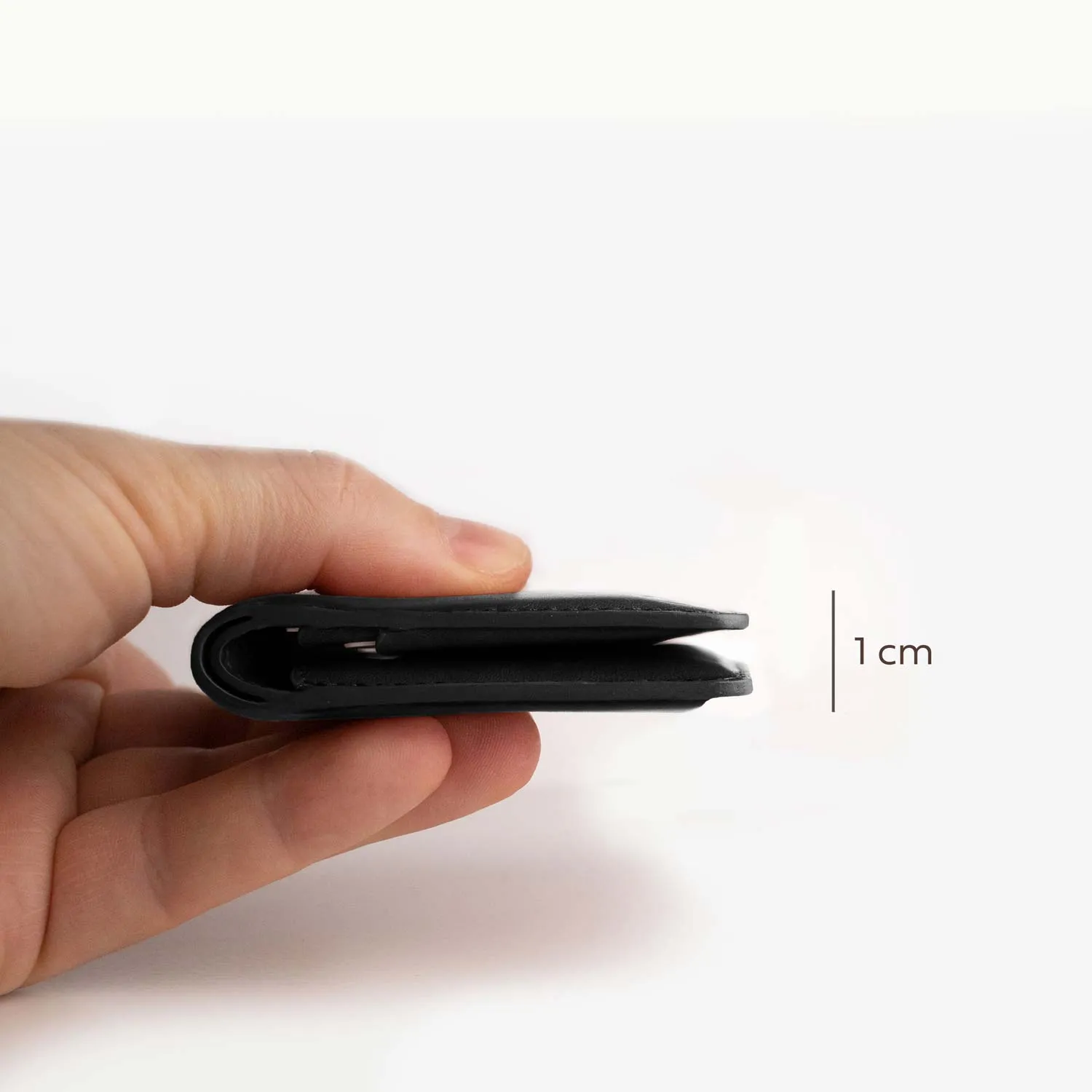 Super Slim Bi-fold wallet - Black