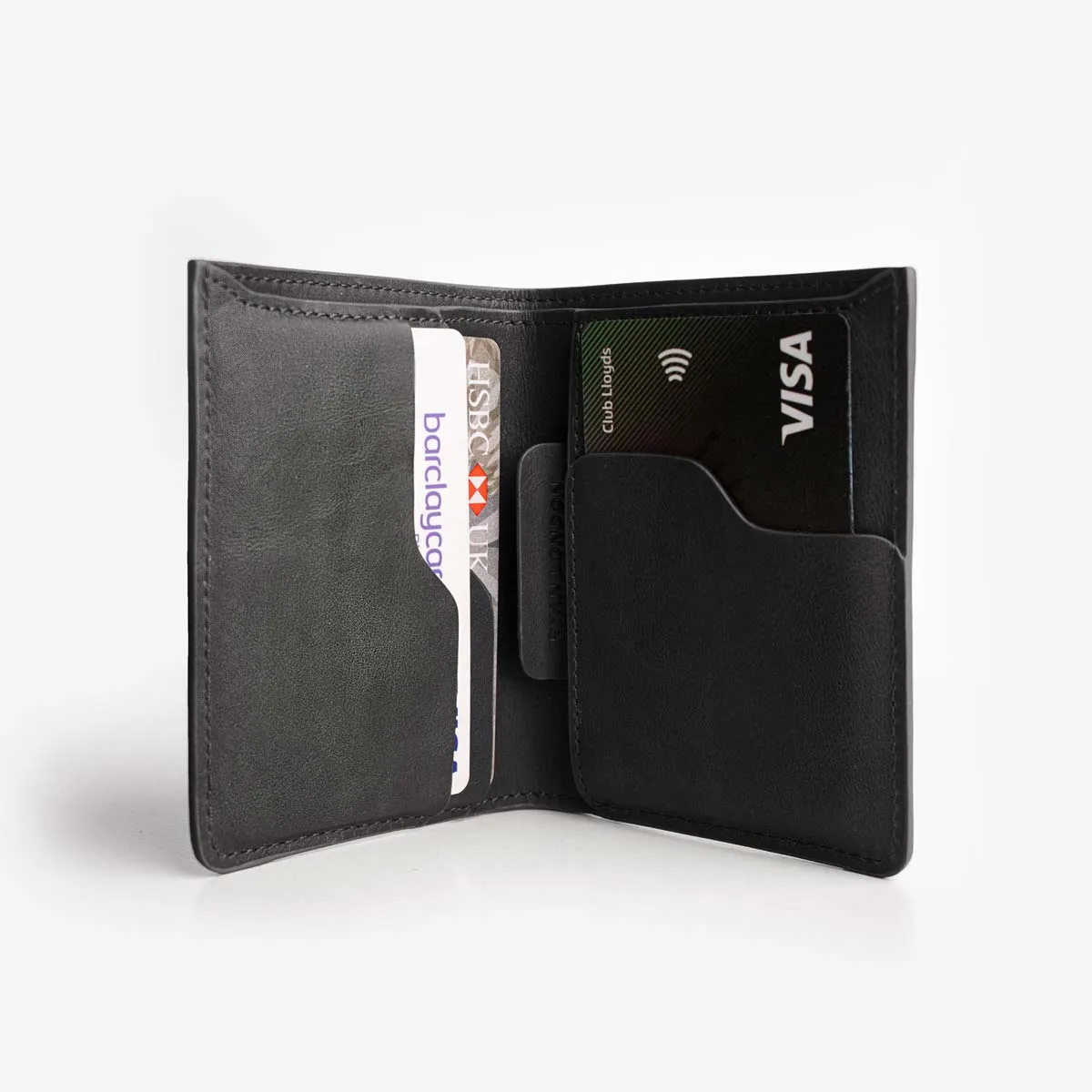 Super Slim Bi-fold wallet - Black