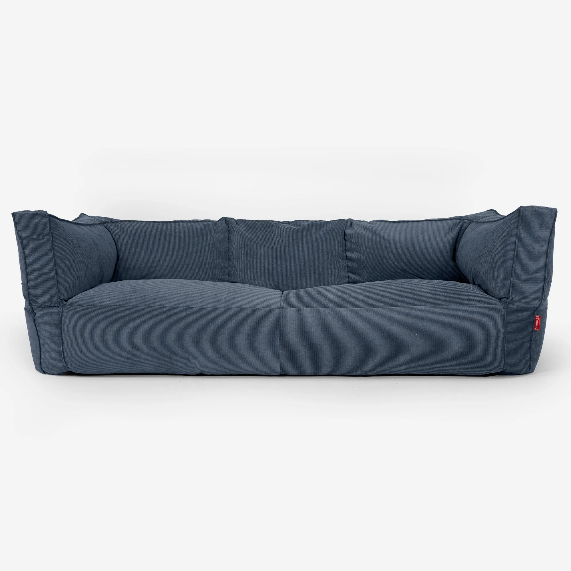 The 3 Seater Albert Sofa Bean Bag - Needlecord Navy