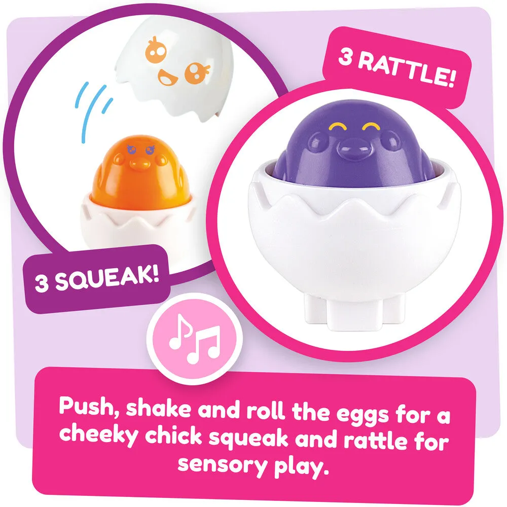 Tomy Toomies Hide 'n' Squeak Eggs