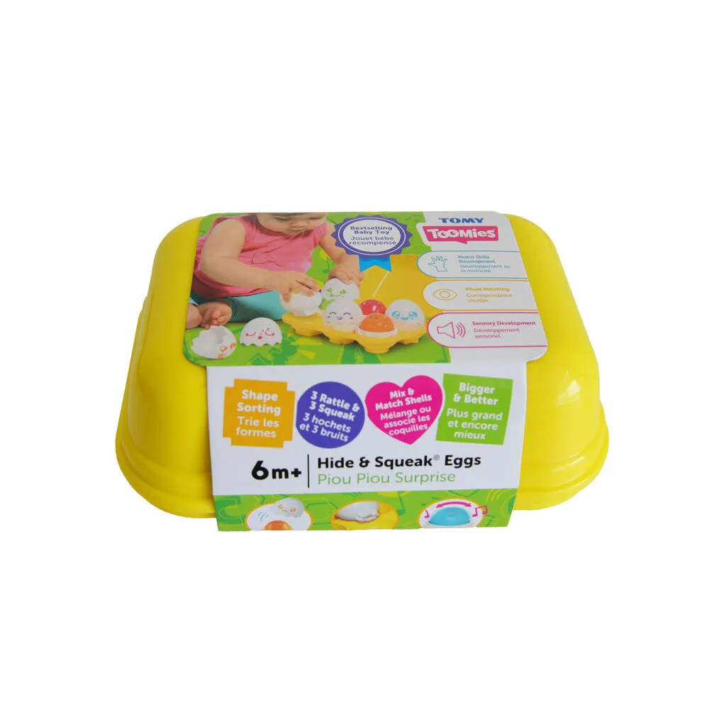 Tomy Toomies Hide 'n' Squeak Eggs