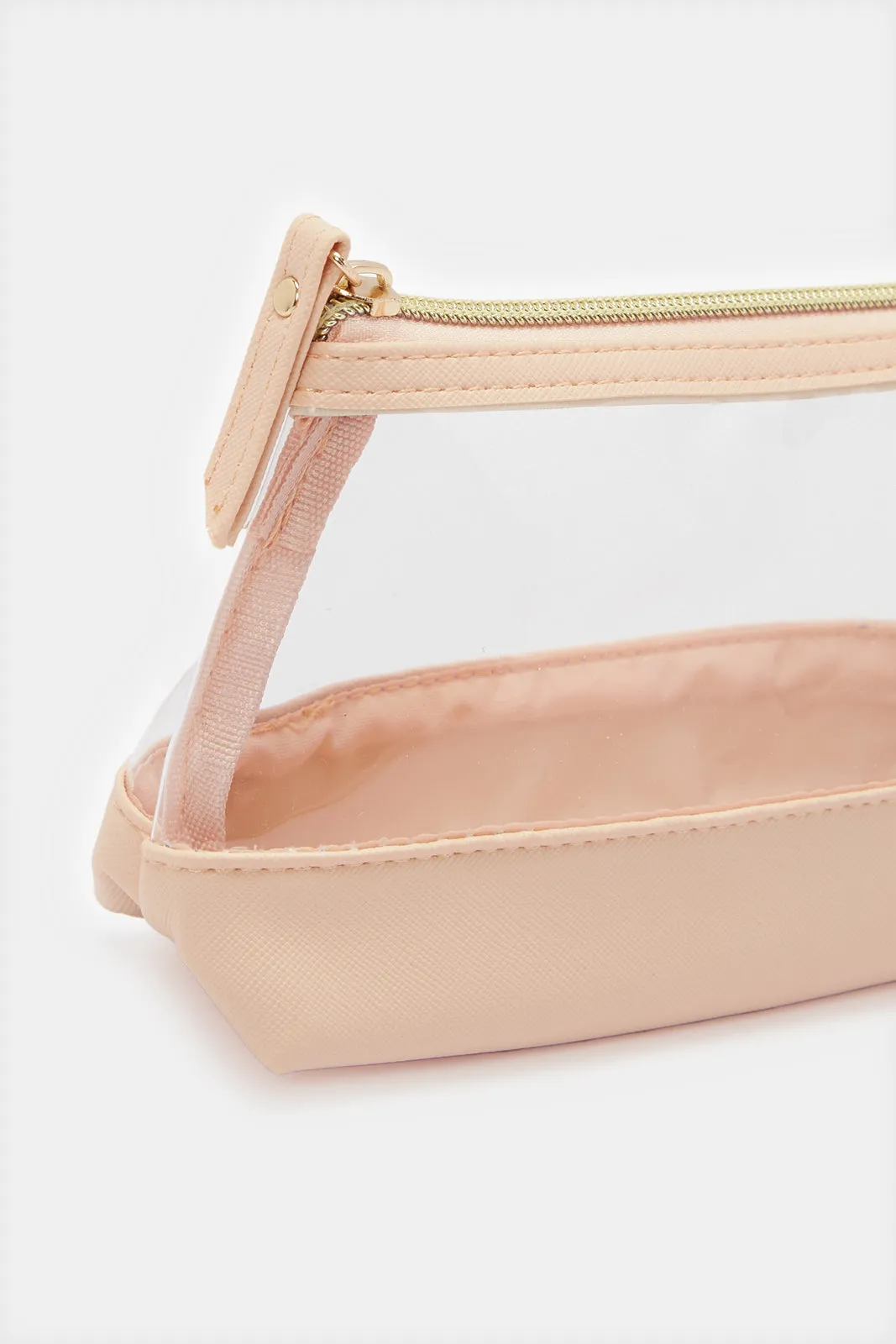 Women Pink Cosmetic Pouch Bag