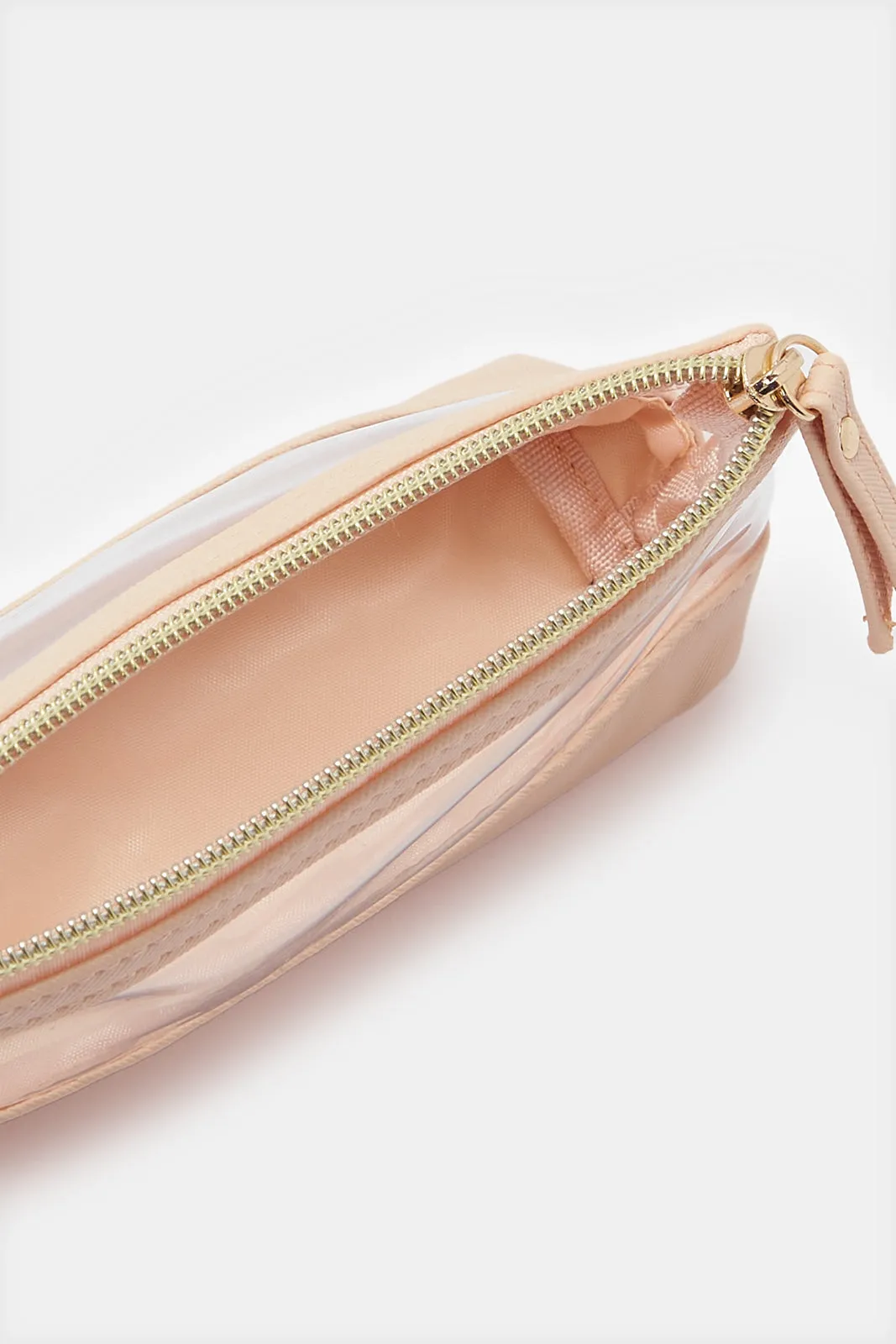 Women Pink Cosmetic Pouch Bag